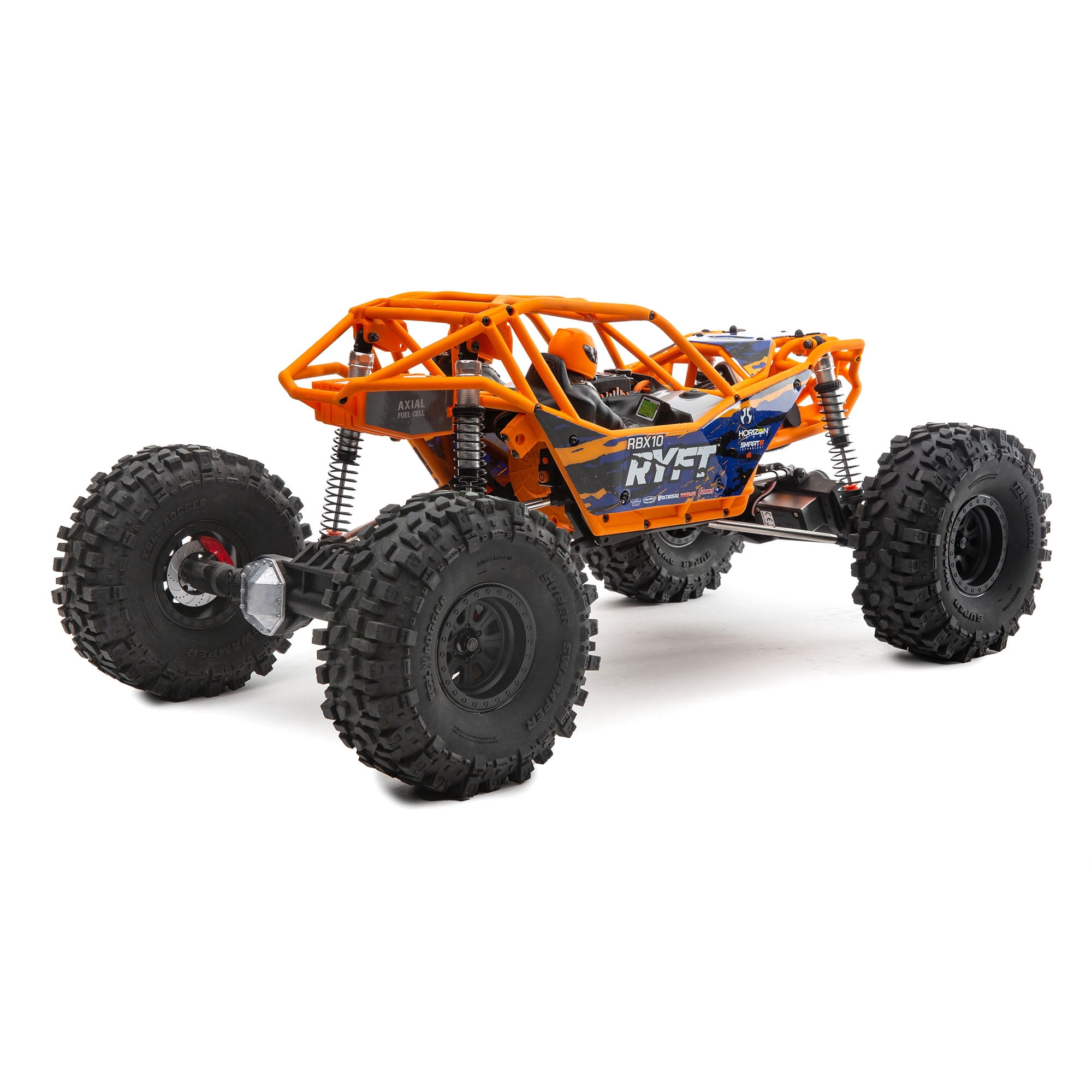 Axial RC Truck 1/10 RBX10 Ryft 4 Wheel Drive Brushless Rock Bouncer RTR Battery and Charger Not Included Orange AXI03005T1 Trucks Electric RTR 1/10 Off-Road