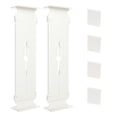 thumbnail image 1 of Cajón Organizador Divisor Ajustable Ropa Separador Organizador De Guardarropa Divisor De Plástico Clasificación Organizador De Almacenamiento En Capas Partición 2 Unids/Set Yuarrent HA027146-02, 1 of 7