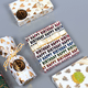 thumbnail image 4 of Envoltura de regalos, papel de regalo de Navidad, 12 piezas de 50 * 70 cm (amor * 3 + verde * 3 + colorido * 3 + papel de aluminio * 3), 4 of 5