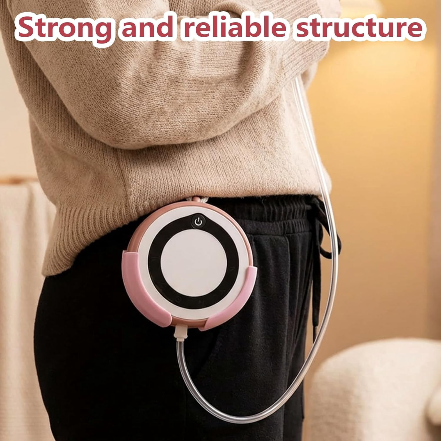 Pump Holster Case for Momcozy V1 Pro, Hands-Free Portable Breast Pump Holder, Lightweight Secure Design for Comfortable On-The-Go Use, Prevents Slipping and Discomfort