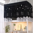 thumbnail image 3 of ARLAJO 2026 New Bottom Bunk Bed Curtains Dorm Home Privacy Bed Cloth Curtain Shading Breathable Bed Canopy with Rope and Buckles for Children Teen Loft Bed Single Sleeper, 3 of 7