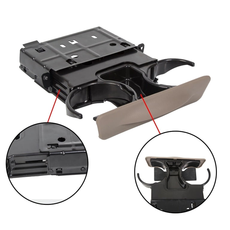 Ford F-250 F-350 Excursion In Dash Cup Holder Ashtray Brown Tan 99 01 02 03 04