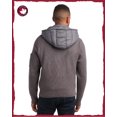 thumbnail image 6 of CANADA WEATHER GEAR Men's Sweater - Cozy Full Zip Up Hoodie Puffer Sweaters for Men (M-XXL), 6 of 7