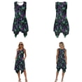 thumbnail image 3 of Xixirimido Gothic Skull Bats Matching Couple Outfits Men’s Button-down Hawaiian Shirt Women Sleeveless Midi Dress with Pocket Couples Matched Summer Outfits for Beach Vacation, Size XL, 3 of 7