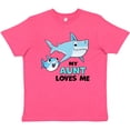 thumbnail image 3 of Inktastic My Aunt Loves Me with Cute Sharks Youth T-Shirt, 3 of 5