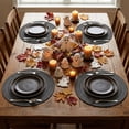 thumbnail image 5 of Sm:)e 15 Inch Round Braided Placemats Set of 4, Cotton Polyester Washable Heat Resistant Placemats, Decor for Kitchen Dining Table and Party(Grey), 5 of 7