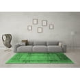 thumbnail image 3 of Ahgly Company Indoor Rectangle Oriental Emerald Green Industrial Area Rugs, 3' x 5', 3 of 4