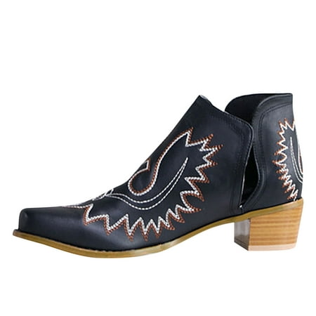 

Wesracia Boots For Women Winter Boots Boots For Women Ankle Boots Chunky High Heels Shoes