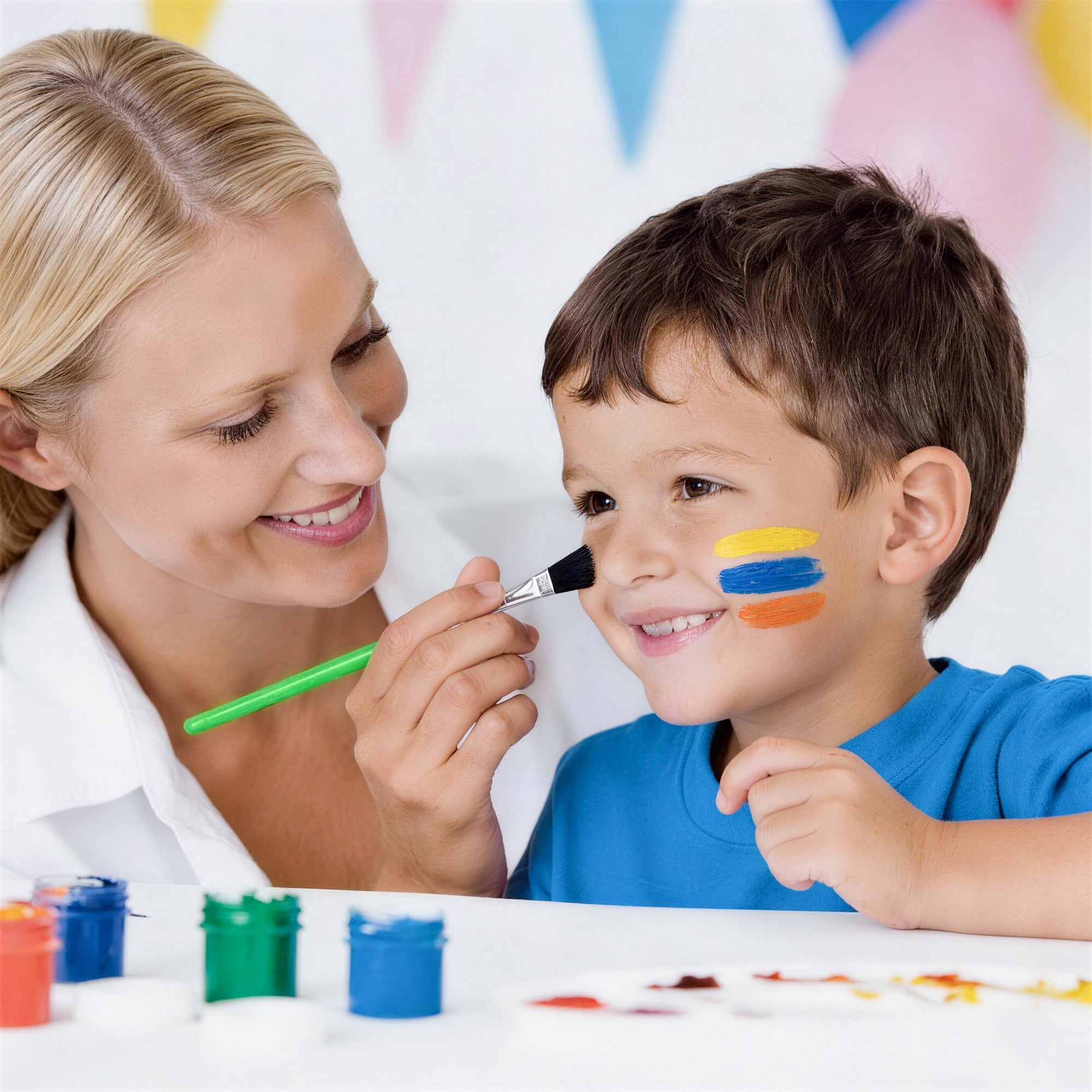 BAZIC Asst. Size Kid's Paint Brush Set (9/Pack) / Box Qty - 24