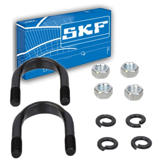 SKF Rear Shaft Front Joint Universal Joint U-Bolt Kit compatible with Toyota Tacoma 2005-2015