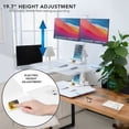 thumbnail image 4 of Motorized Sit-Stand Desk Converter for 2 Monitors, 4 of 6