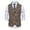 Coffee, variant on Men's Herringbone Suit Vest Vintage Lapel Vest Clothes