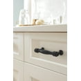 thumbnail image 2 of Amerock Enlivity 3 inch (76mm) Center-to-Center Matte Black Cabinet Pull, 2 of 6