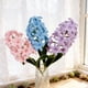 thumbnail image 2 of Limpiador de pipas terminado, flor de jacinto, flor artificial hecha a mano, artesanía para boda, sala de estar, decoración de mesa del hogar, 2 of 8