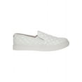 thumbnail image 2 of Steve Madden ECENTRCQ Round Toe Slip On Vegan Leather Sneakers White (White, 11), 2 of 6