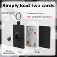 thumbnail image 6 of YUNOVA Silicone Tesla Key Card Holder with AirTag Slot, Dual Card Protective Case with Keychain, Compatible with Tesla Model 3 Y S X Cybertruck & Apple AirTag, 6 of 7