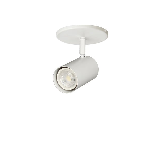 Dainolite 1 Light Spot Light in Matte White