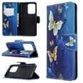 thumbnail image 2 of Dteck Case For Samsung Galaxy S20 Ultra （6.9 inch）, Flip Leather Case Wallet Cover with Credit Card Slot ID Card Holder Kickstand, Butterfly Blue, 2 of 5