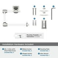 thumbnail image 5 of Amerock Bh36062 Glacio 5-7/16" Wall Mounted Towel Ring - Bronze, 5 of 7