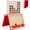 Red, variant on Rubinzhi Playbook Board Game, Playbook'd Hangman Game Magnetic Cowboy, Portable Magnetic Foldable Books Design Games for Adults