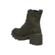 thumbnail image 4 of Botín Urbano Mujer Cómodo Suave Moda Juvenil Casual Ajuste Agujeta Textil Verde Militar 088D4E cafe 23 Incógnita 088D4E, 4 of 7