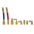 thumbnail image 2 of Trousse d'Adaptateurs de Raccords CA R12 à R134A, Ensemble de 8 Adaptateurs de Conversion de Boyau de Jauge CA avec Spécifications Complètes pour Réfrigérant de Climatiseur CA de Voiture, 2 of 7