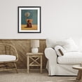 thumbnail image 2 of Tiny Wishes Mouse & Dandelion Black Framed Print Under Glass, design by Lucia Heffernan, 2 of 10