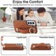 thumbnail image 4 of Funda de PU con anillo de cobertura total antideslizante para Samsung Galaxy S22 con pulsera, 4 of 5