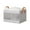 Gray GYL, variant on Gecau Storage Containers with Lids Divided Space Saver Bag Travel Office Underbed Storage Solid Travel Organizer Bags Water-Resistant for Blanket Comforters Clothing Sheet Toys 1PC