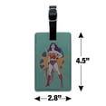 thumbnail image 5 of Wonder Woman Vintage Woman Rectangle Leather Luggage Card Suitcase Carry-On ID Tag, 5 of 8