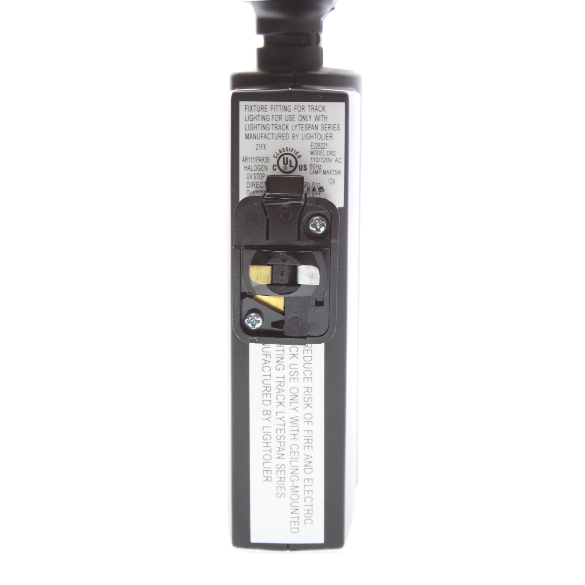 Lightolier DR2LS11BK Lytespan Director Track Lighting, PAR36 AR111, Black