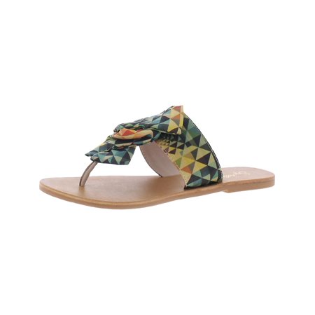 

Seychelles Women s Jubilee Fabric Bow Slip-On Thong Sandals