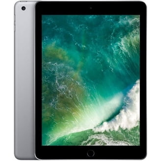 Apple Pre-Owned iPad 5th Gen A1822, 128GB, Space Gray, 9.7in, Wifi
