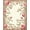 Pink, Pattern 4, variant on Flatwoven High Traffic Area Rug, Victorian Rose Medallion Round with Antique Botanical Scrollwork, Non Slip, Stain Resistant, Washable Area Rugs for Living Room, Bedroom(Pink, 2X3)