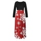 thumbnail image 4 of Vestidos Para Mujer Vestidos de Otoño Tallas Grandes Estampado Navideño Manga Larga Cuello Redondo Hasta El Tobillo Vestido Largo Odeerbi  ODB151630, 4 of 6