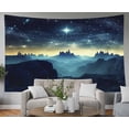 thumbnail image 3 of Gojian Forest Tapestry Wall Hanging - Green Misty Pine Tree Nature Wall Art, Tapestries BoHo Decor for Living Room & Bedroom Spaces, 3 of 6