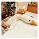 thumbnail image 4 of Peluche gigante de ganso blanco de 190 cm de largo, realista, con alas grandes, para masajes y abrazos, para novio y niña, 4 of 5