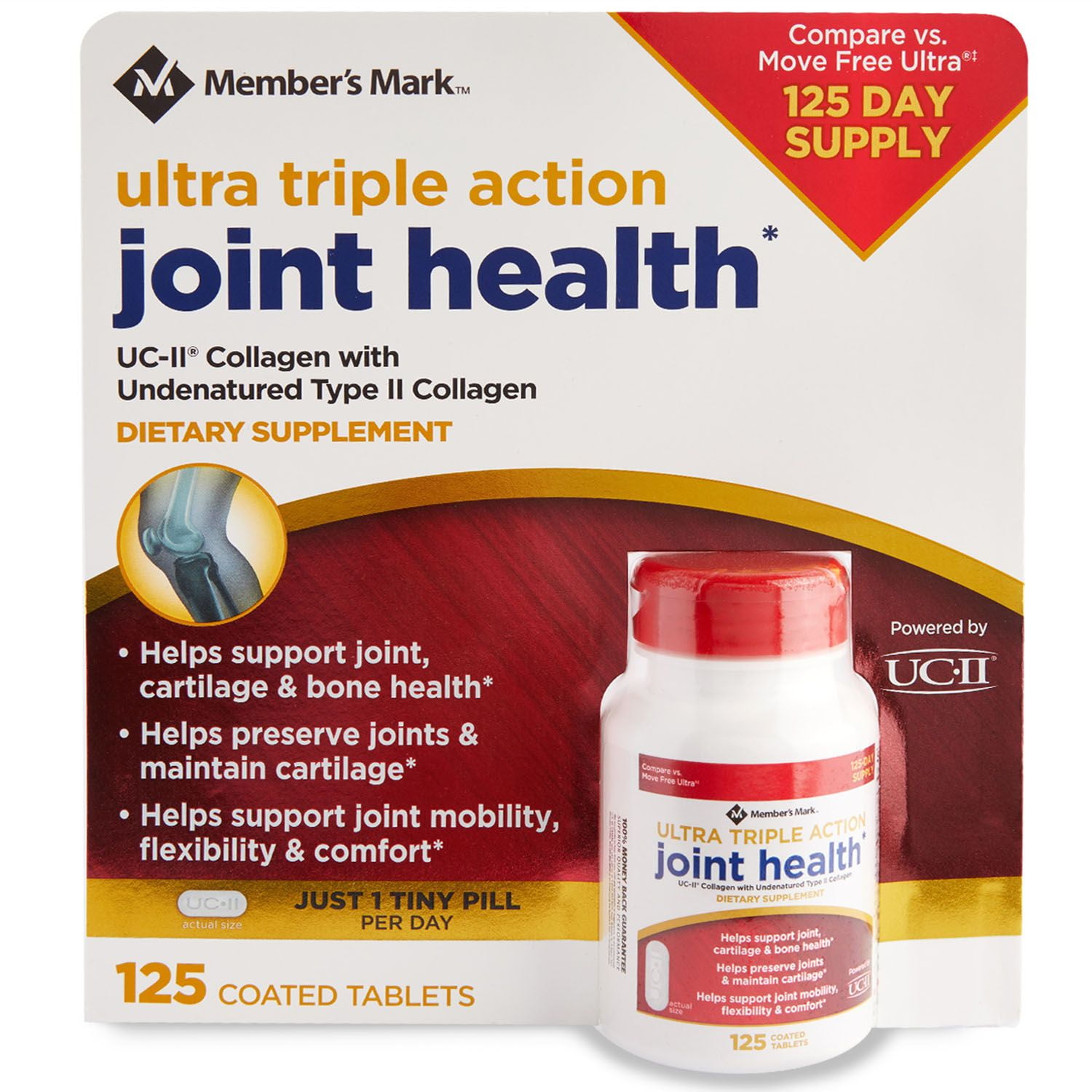 Mm Ultra Triple Action Joint Health 125 Ct 