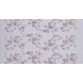 thumbnail image 2 of Zelouf Ashley Corded Floral Embroidery Mesh  , Sewing, DIY, Crafts Fabric by the Yard, Black/rose, 1 Yard, 2 of 2