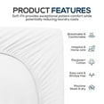 Linteum Textile 2 Pack White (42"x84"x14") Fitted Bariatric Hospital