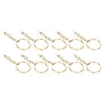 thumbnail image 2 of Key Chain Eye Screw, Key Ring Excellent Metal Material Slick   For Love Gift For Fashion Accessories For Girlfriend Gift For Girls Accessories  Black,Gold, 2 of 8