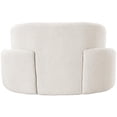 thumbnail image 4 of Meridian Furniture Principessa Cream Boucle Fabric Chair, 4 of 18
