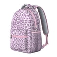 thumbnail image 3 of Animal Print Students Backpack Leopard Cheetah Pattern with Glitter Texture Fashionable School Bag for Students, 3 of 5