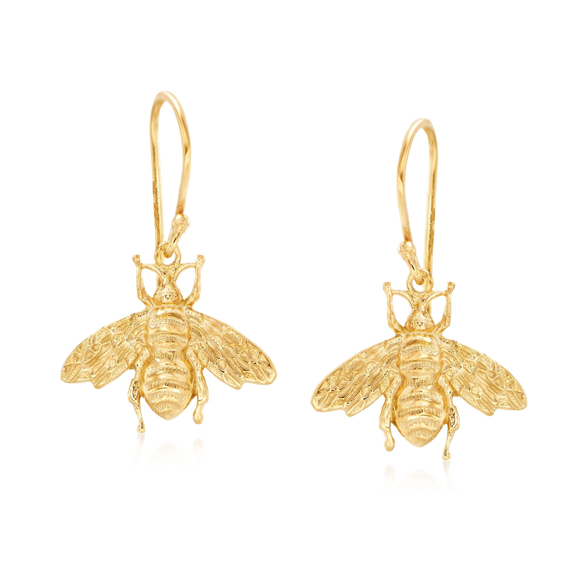 Bee Earrings Gold