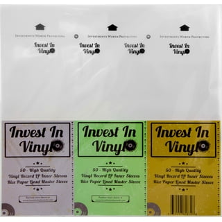 50 Master Sleeves Rice Paper Anti Static LP Inner Sleeves Mobile Fidelity  MFSL Style Vinyl Record Sleeves Provide Your LP Collection with the Proper  Protection - Invest In Vinyl 