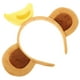 thumbnail image 3 of FELTECHELECTR Diadema con orejas de mono y plátano para mujer, bonita y decorativa., 3 of 6