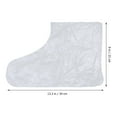 thumbnail image 4 of 200pcs Disposable Transparent Foot Covers Plastic Booties Foot Therapy Bags for Women Men, 4 of 9