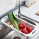 thumbnail image 3 of Cesta de drenaje retráctil para fregadero de cocina, escurridor de platos de plástico, cesta de filtro para fregadero, cesta para frutas y verduras, 3 of 10