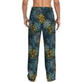 thumbnail image 6 of Cauagu Vintage Compass Mens Pajama Pants Sleep & Lounge Pants,PJ Bottoms with Pockets-Small, 6 of 7