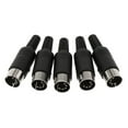 thumbnail image 1 of Conector DIN macho de 5 terminales de soldadura, 3/4/5/6/7/8 pines 5 Pin, 1 of 8